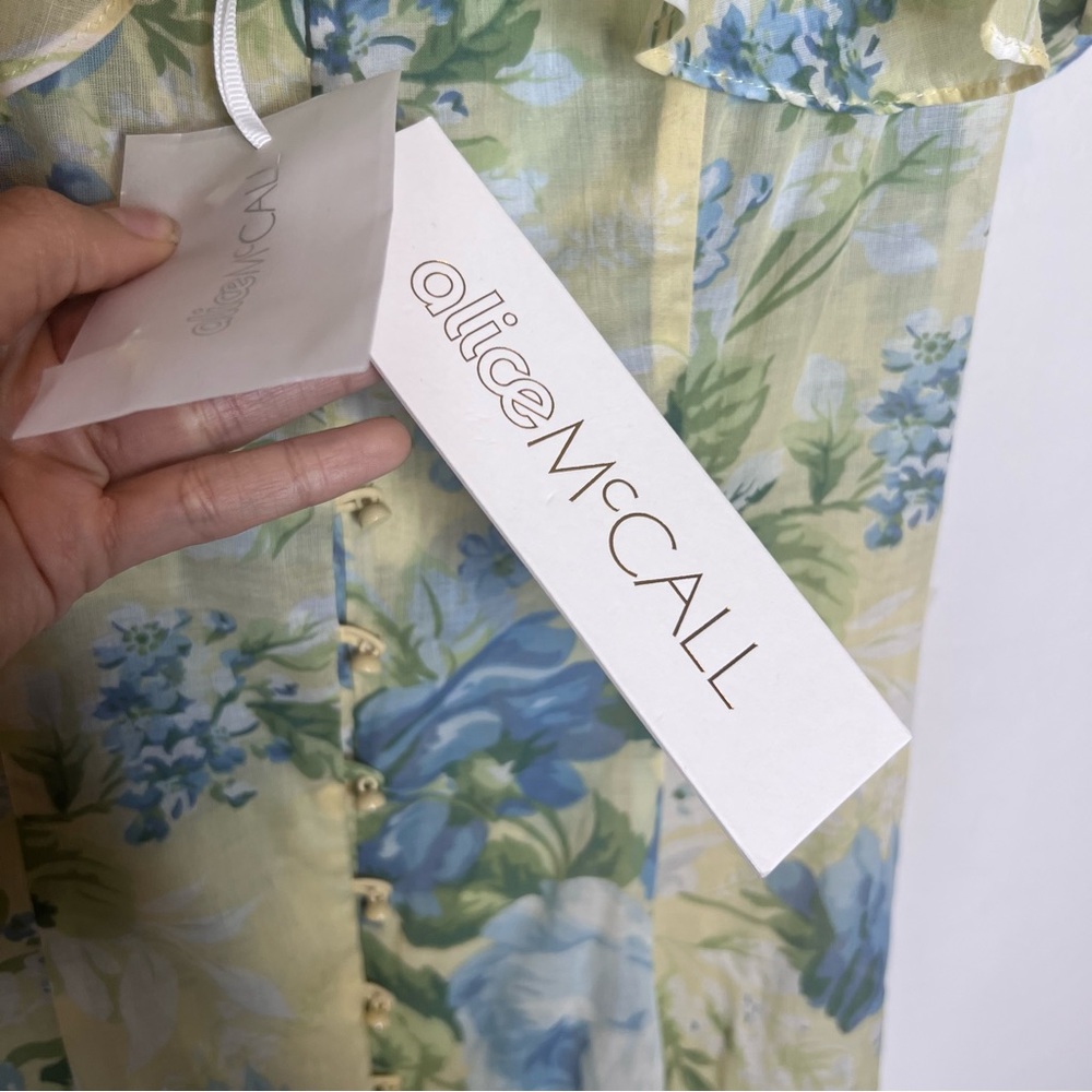 ALICE MCCALL Flawless Dress in Butter Blossom. Size 4 - Picture 13 of 14